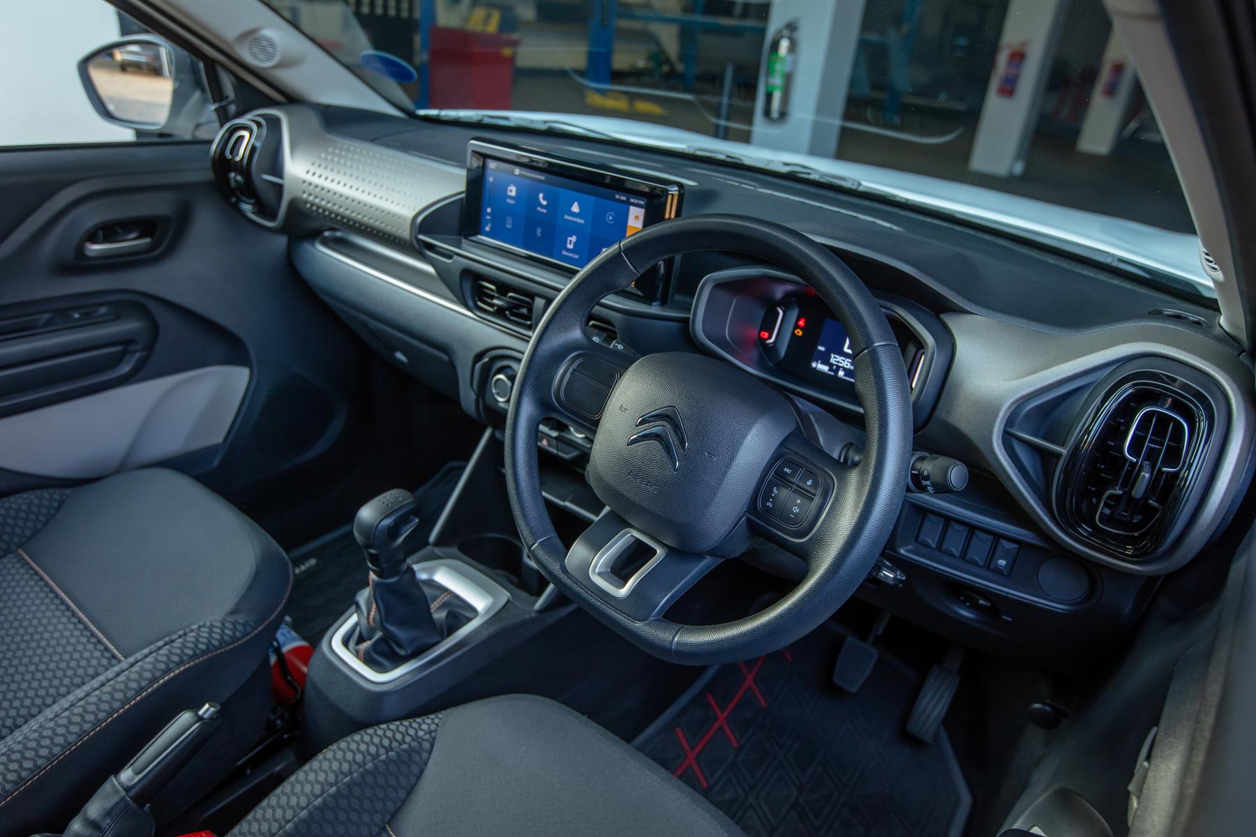 A 10-inch high-definition touchscreen with wireless Apple CarPlay and Android Auto 