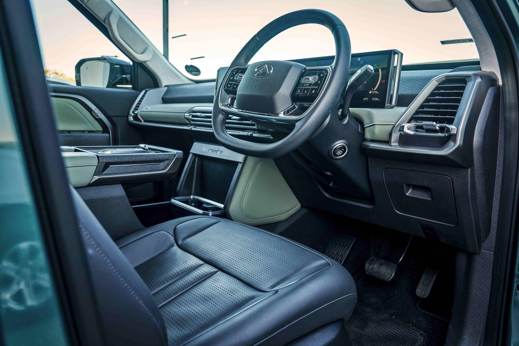 This double cab combines luxury interior features This double cab combines luxury interior features