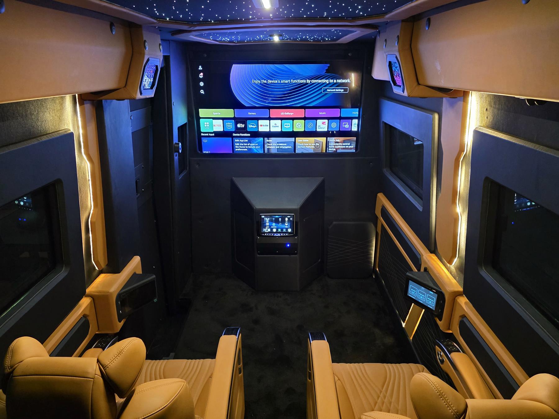 THE ULTRA-LUXURIOUS REAR QUARTERS THE ULTRA-LUXURIOUS REAR QUARTERS