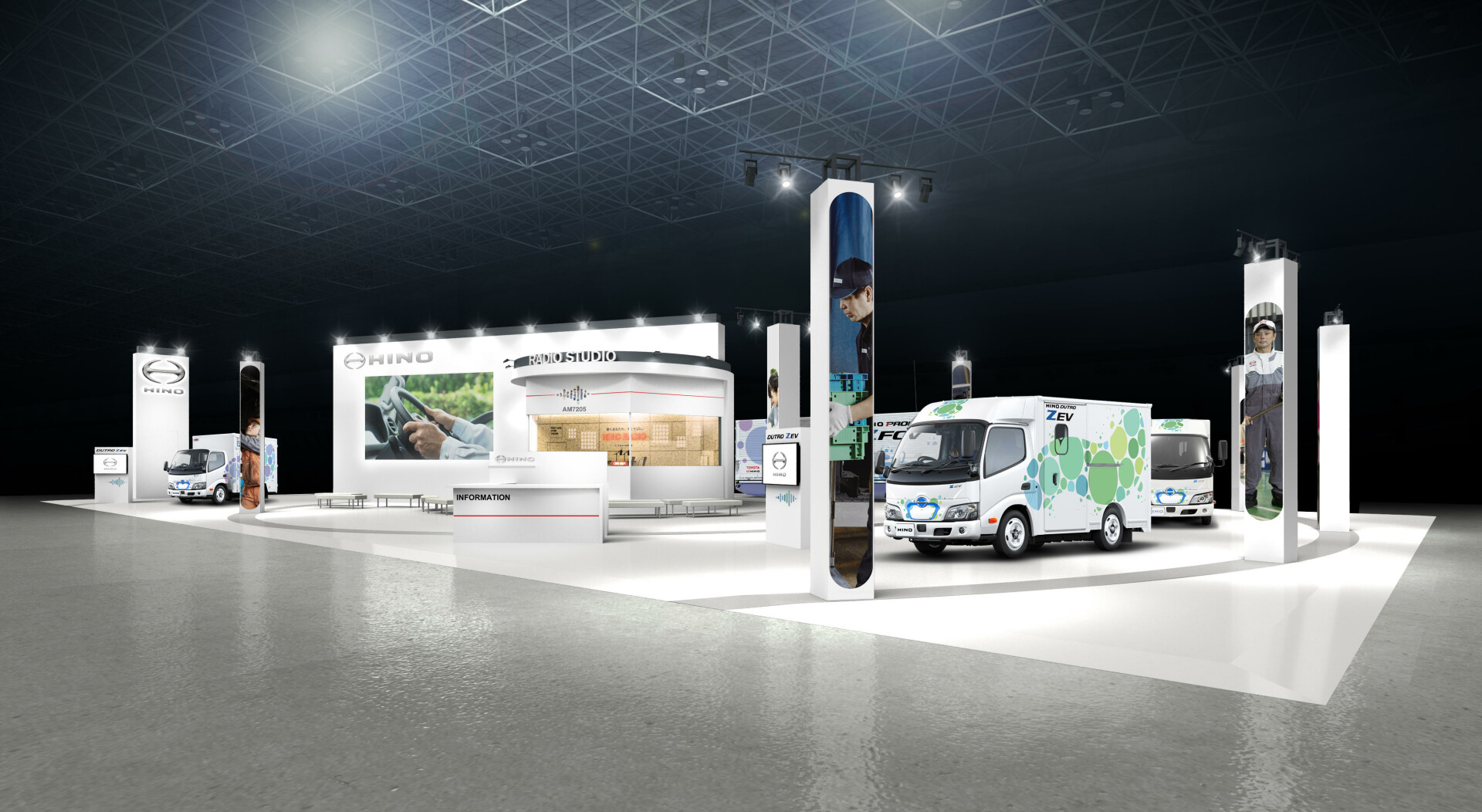 Hino put the accent on new energy vehicles at Tokyo Mobility Show 2023