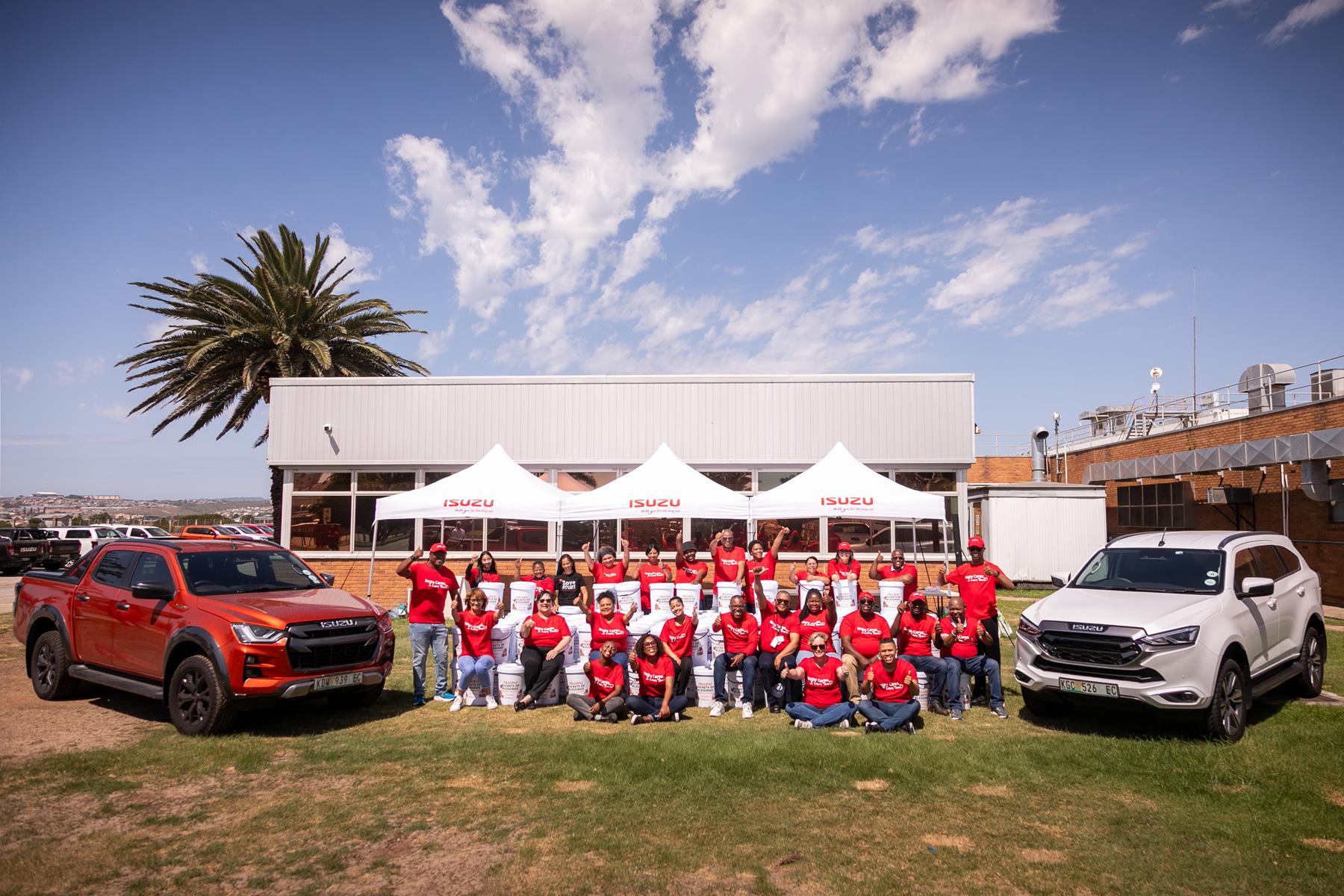 ISUZU hands over Buckets of Blessings to communities in Gqeberha and Johannesburg