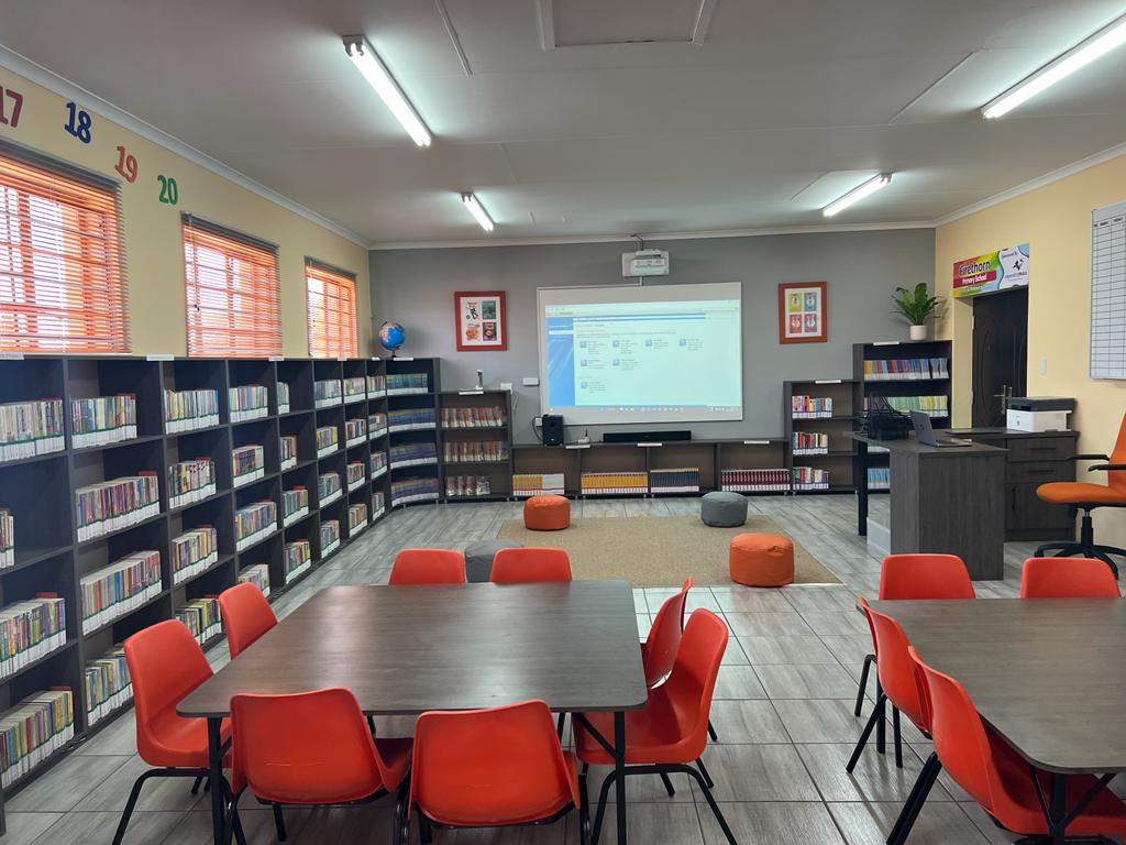 Firethorn Primary School Library and Resource Centre opening thanks to The Imperial & Motus Community Trust