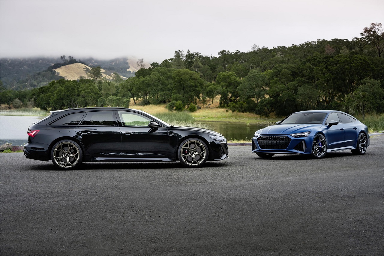Potent power meets expressive design – the Audi RS 6 Avant performance and RS 7 Sportback performance 