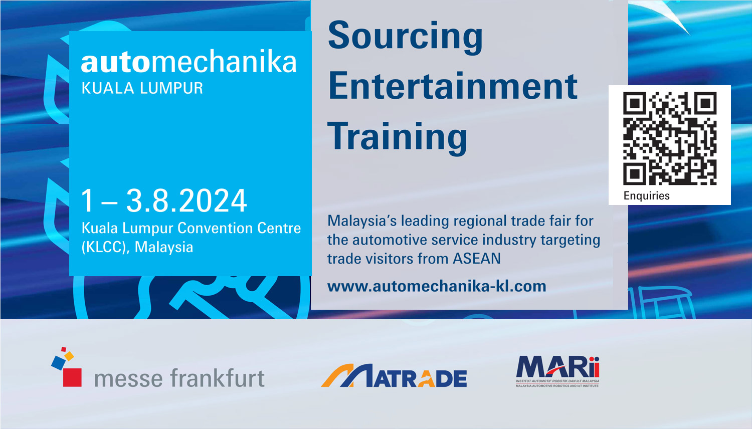 Doors open to global industry players exploring new opportunities driven by automotive mobility solutions at Automechanika Kuala Lumpur 2024