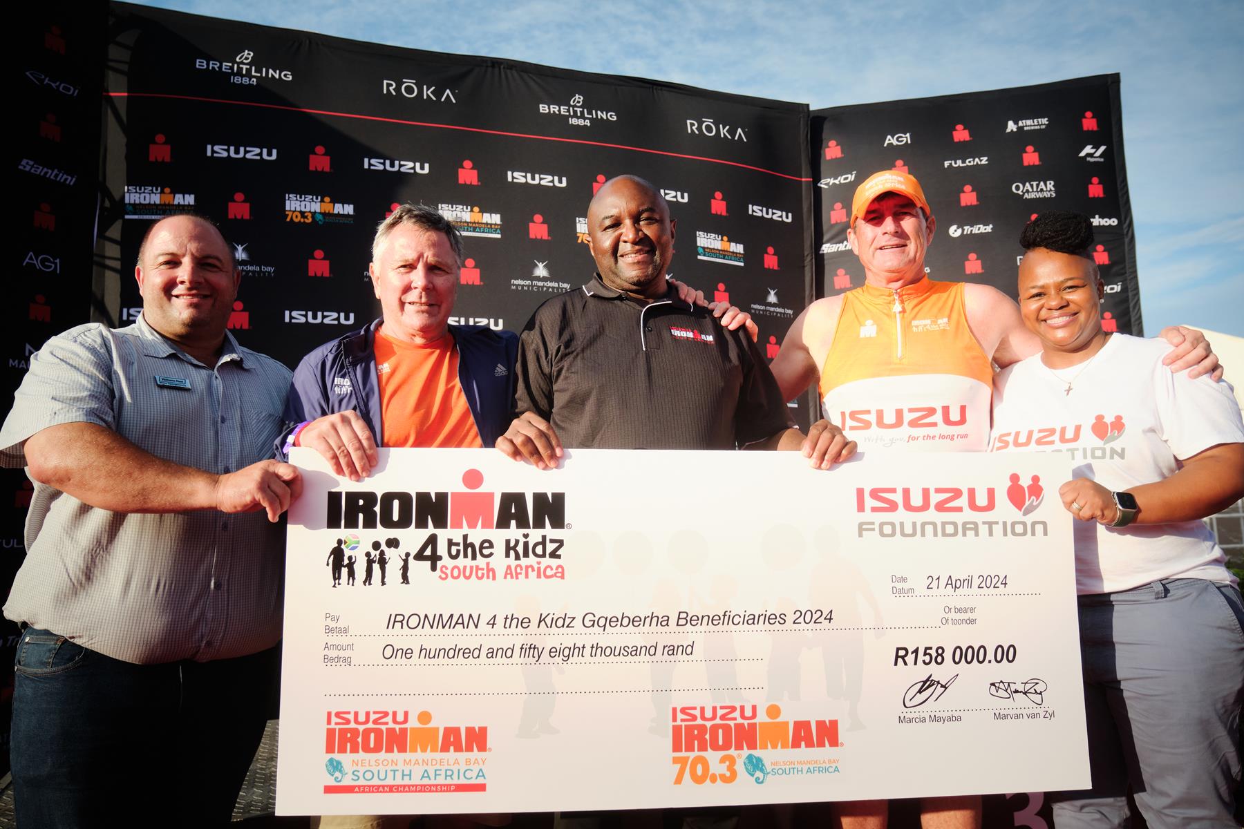 ISUZU Foundation and IRONMAN 4 the Kidz have strengthened their support to 13 charities in the Nelson Mandela Bay region