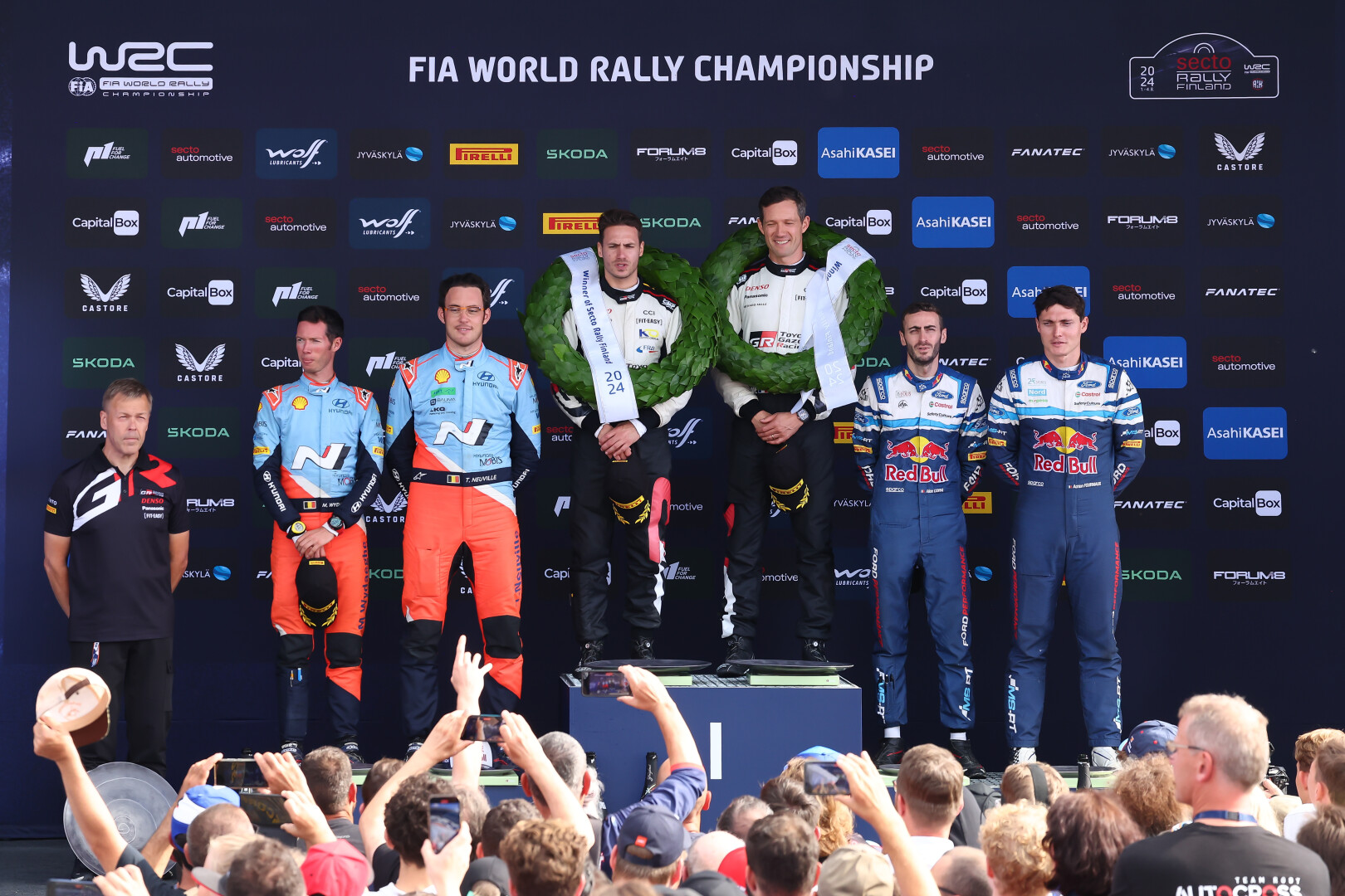 Ogier wins for TOYOTA GAZOO Racing in drama-filled Finnish finale