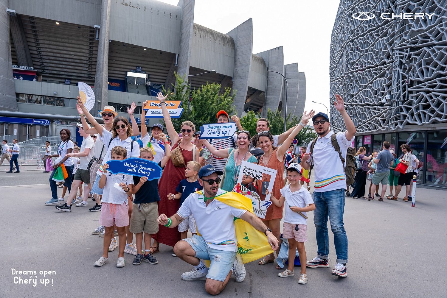 Chery owners the real champions at Paris football match