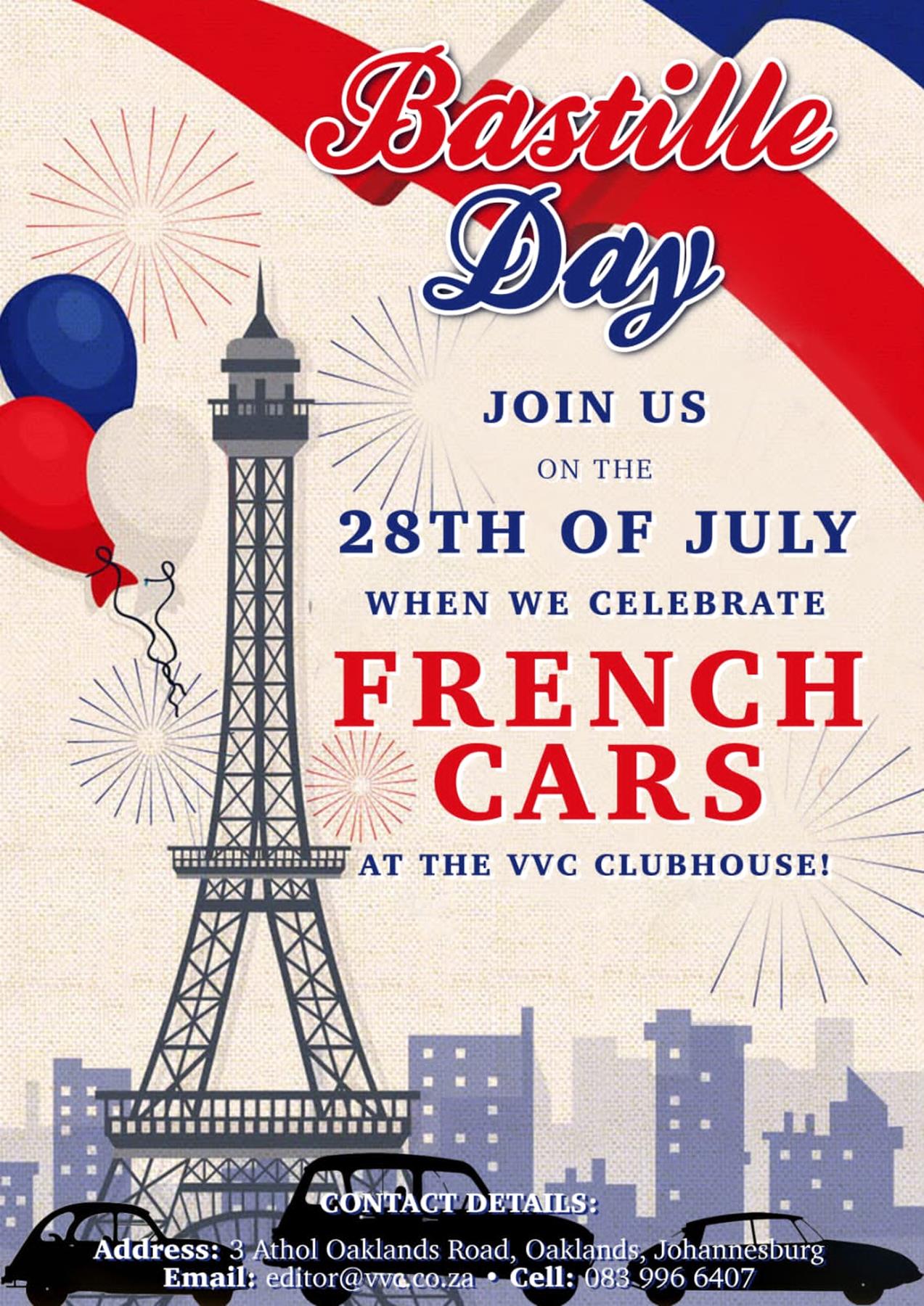 Citroën Club commemorates Bastile Day