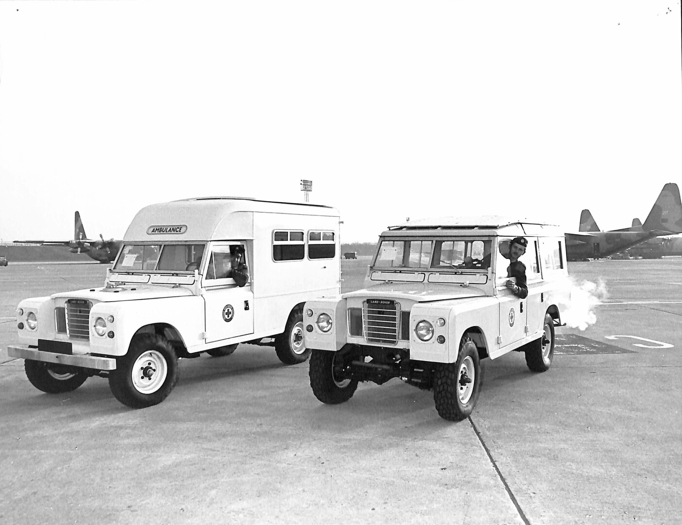 Defender marks 70 years of British Red Cross partnership with Land Rover Classic restoration at Goodwood Revival 