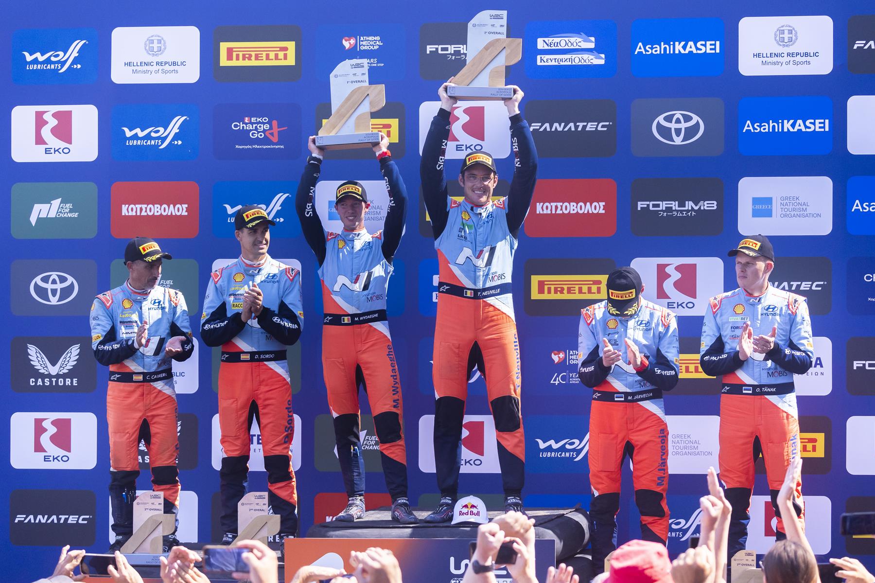 Hyundai Motorsport fills winner’s podium at Acropolis Rally