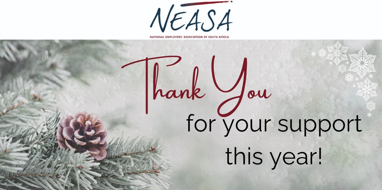 Festive season annual shutdown