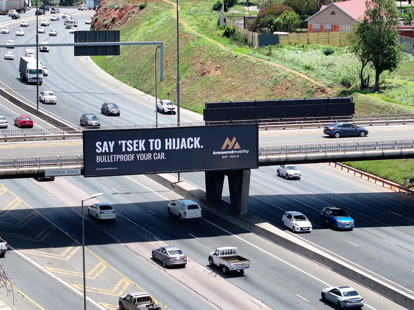 Armoured Mobility Declares War on Hijackers with Bold New Billboard: "Say 'Tsek to Hijack" UNAPOLOGETIC. UNSTOPPABLE. UNCOMPROMISING. 