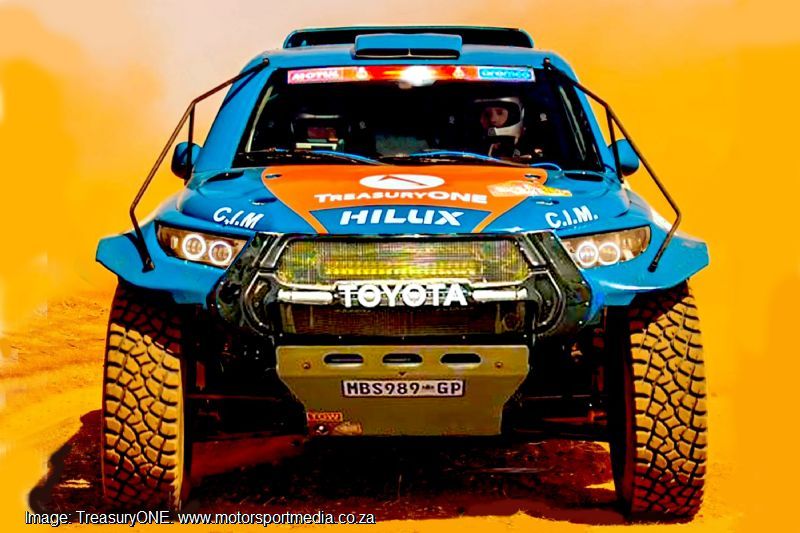 TreasuryONE Hilux ready for Arabian Epic