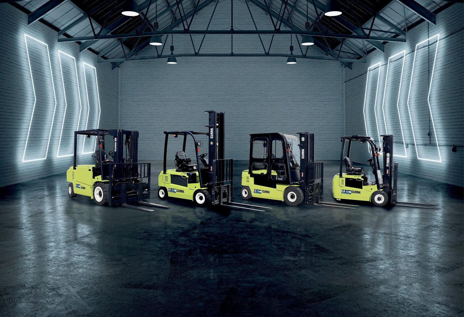 Green electric forklifts for sustainable logistics