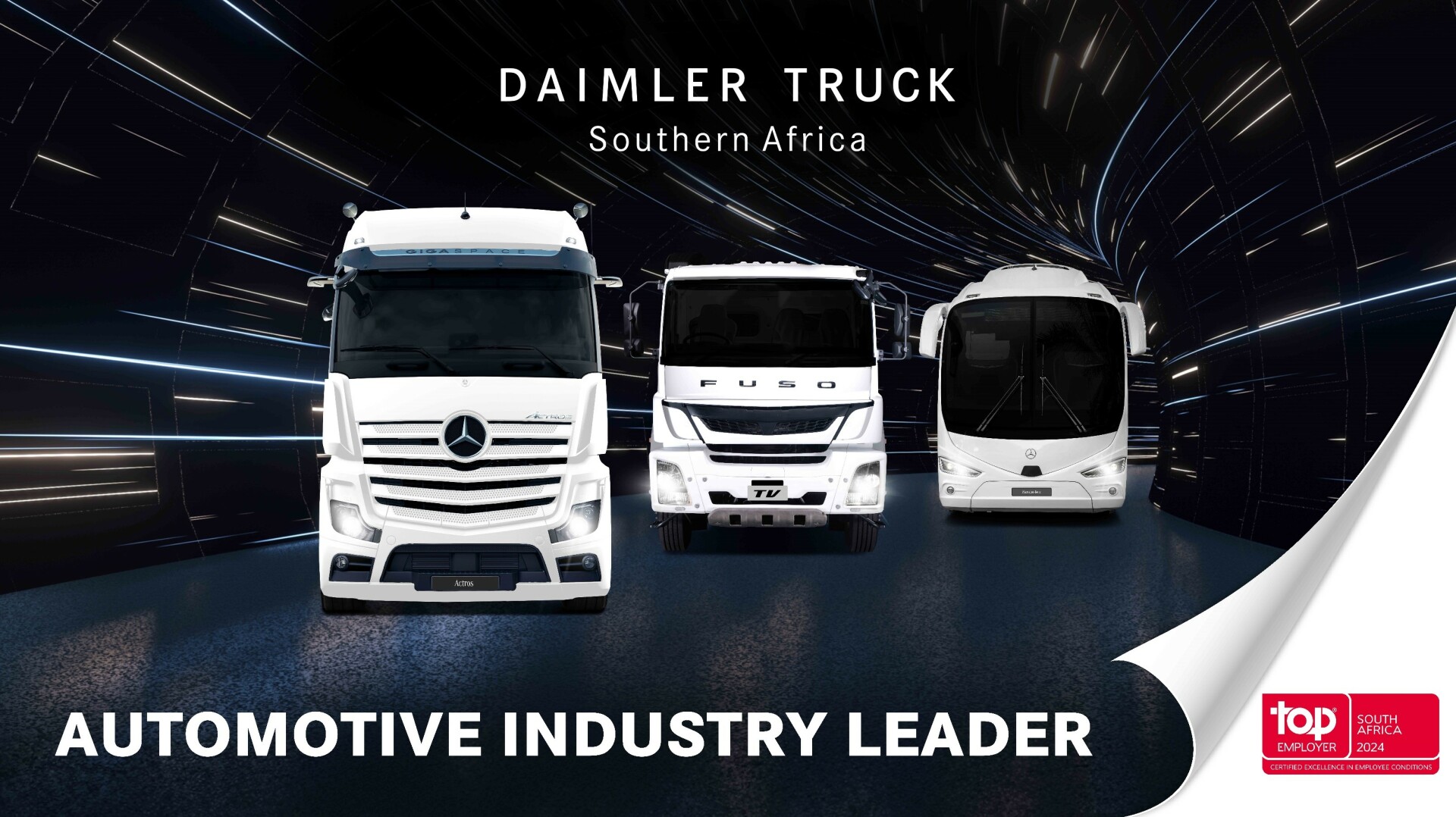 Daimler Truck Southern Africa does it again: Top Employer, Automotive Industry Leader 2024 