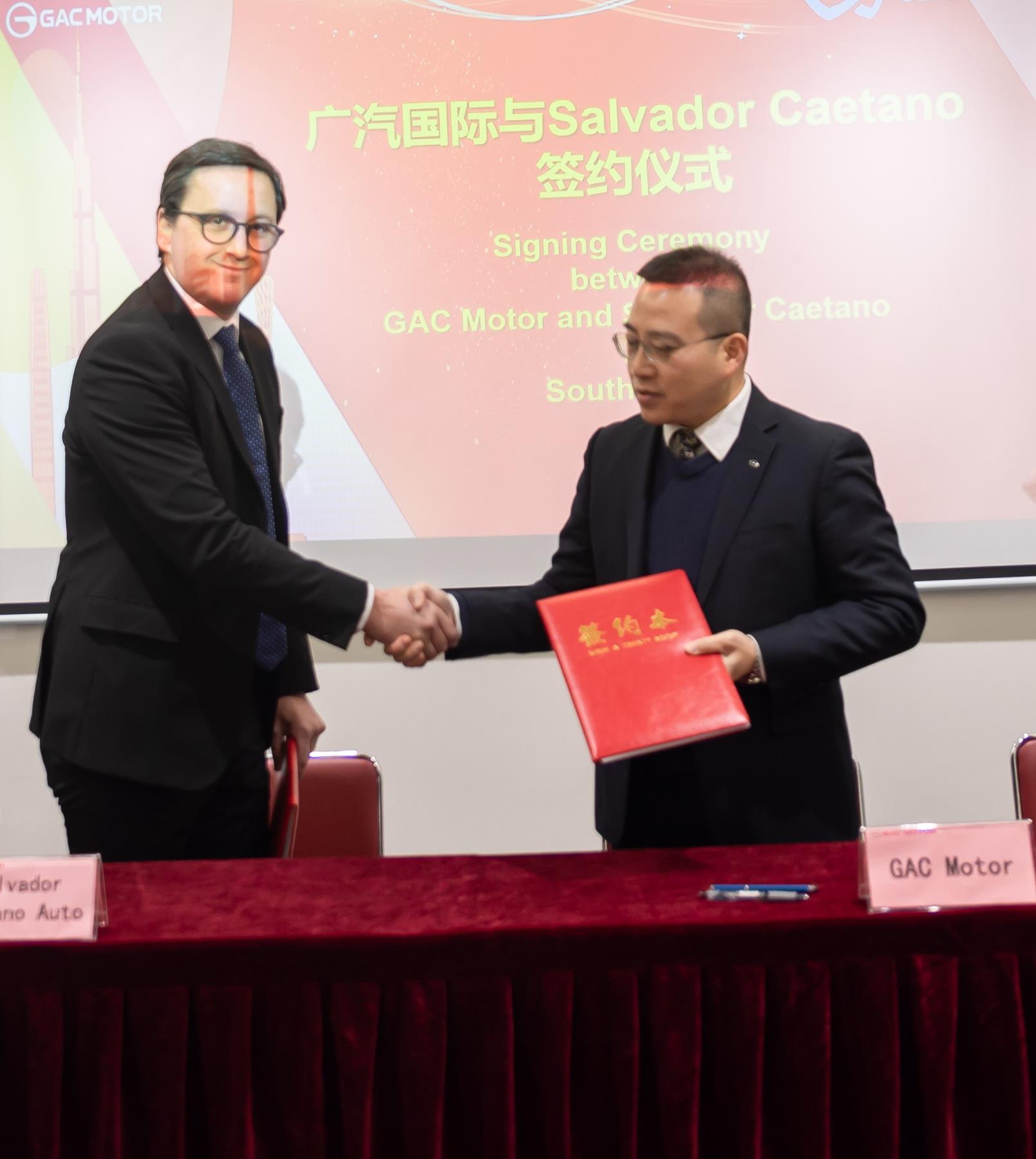 GAC Motor and Salvador Caetano Auto, signed a strategic partnership in South Africa