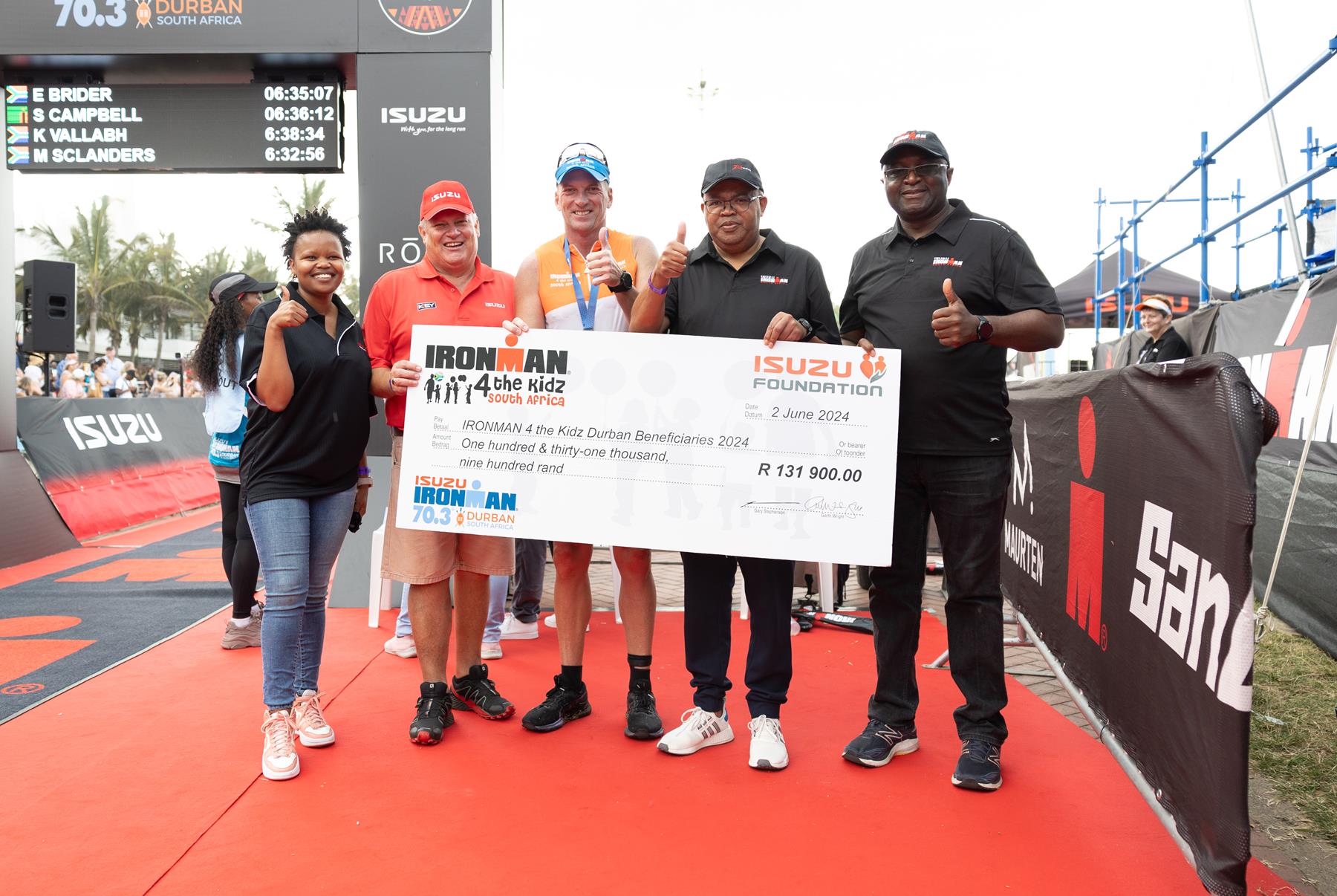 Several charities will benefit from funds raised through ISUZU Foundation & IRONMAN 4 The Kids 