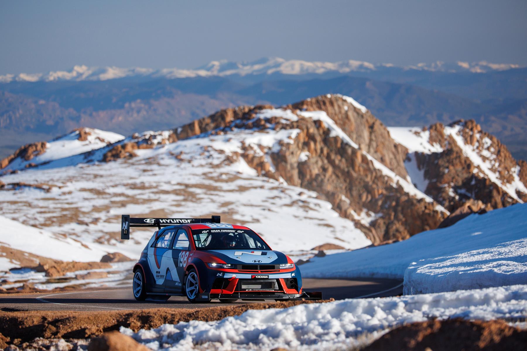 Hyundai IONIQ 5 N sets record for crossover EVs at Pikes Peak International Hill Climb