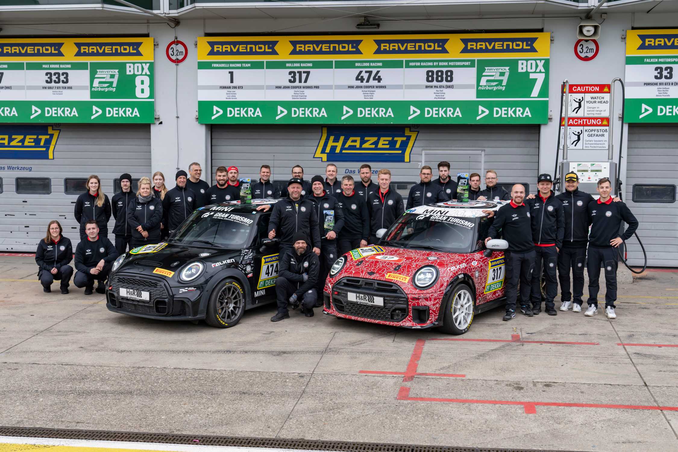 Victory ahead of World Premiere: MINI John Cooper Works and Bulldog Racing celebrate Triumph at the 2024 Nürburgring 24 Hours Race