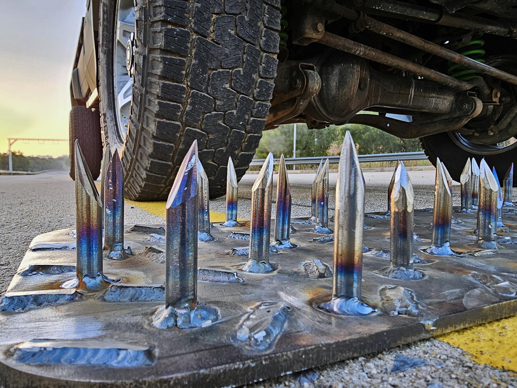 Spikes vs tyres: SVI puts heavy-duty runflat rings to the test
