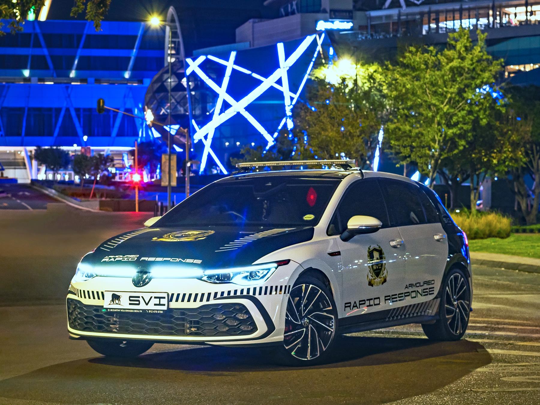 SVI AK47 Golf 8 GTI unveiled as armoured rapid-response hot hatch