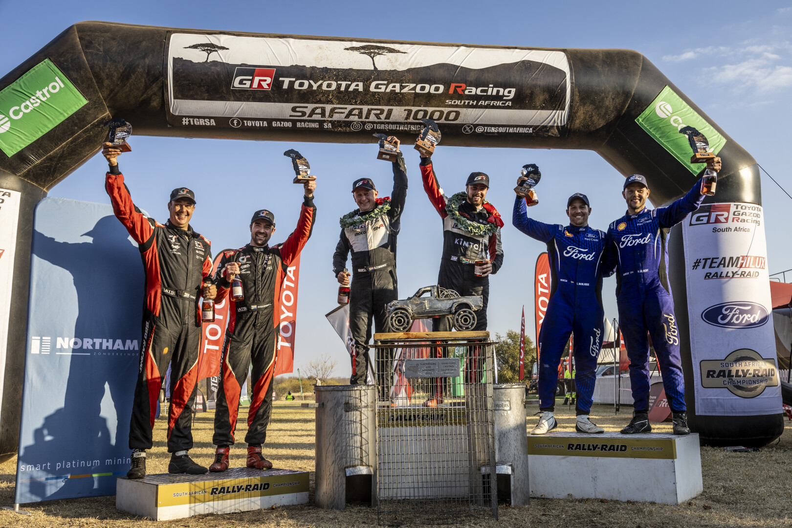 Toyota Gazoo Racing South Africa triumphs at Safari 1000
