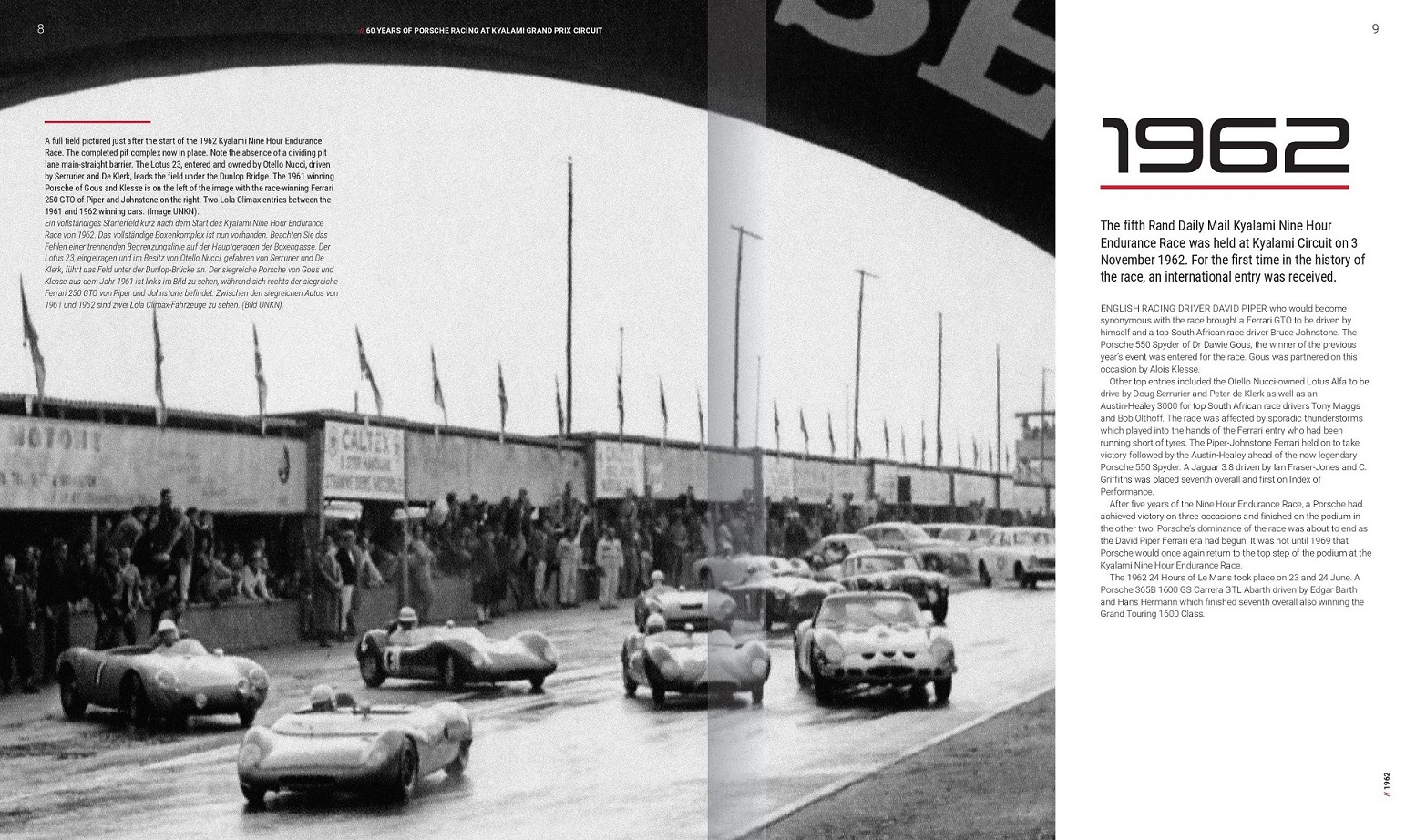 60 Years of Porsche racing at Kyalami