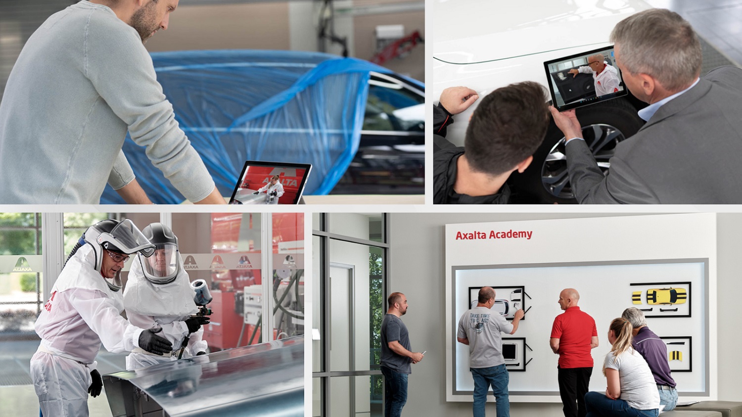 Axalta Refinish launched its Axalta Academy globally – training that fits the way a bodyshop works 