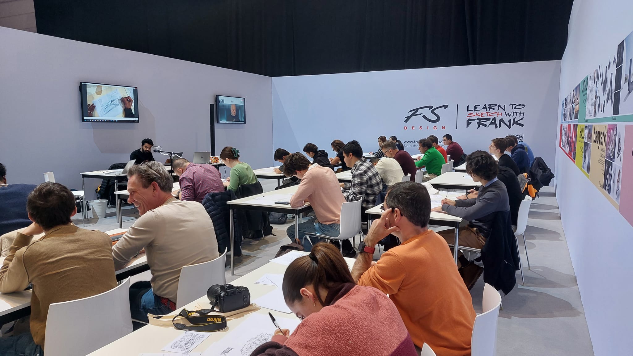 Sketching Sensation: Frank Stephenson Design Debuts 'Learn to Sketch with Frank' at Geneva International Motor Show 2024
