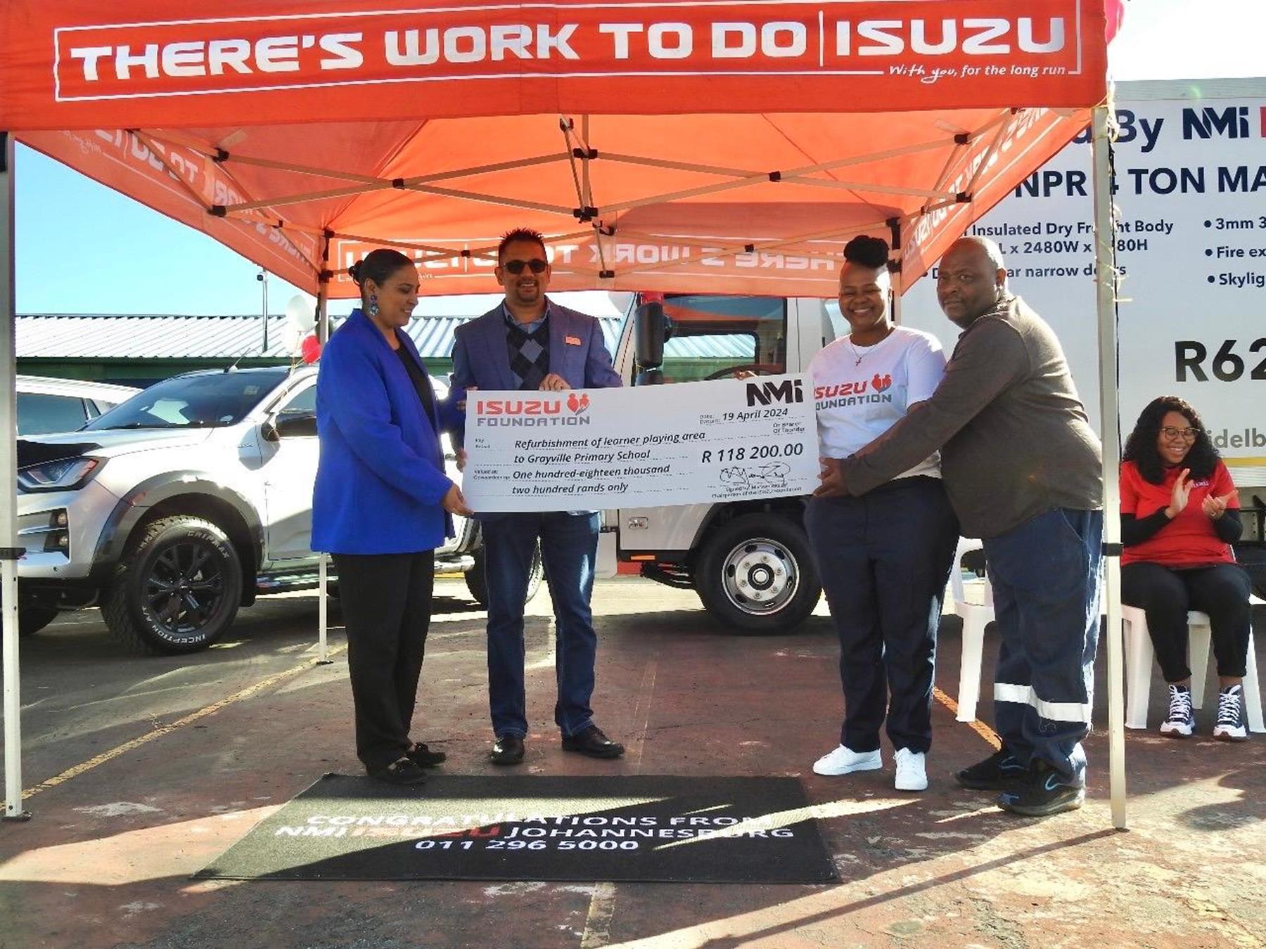 ISUZU Foundation improves learning environment at Grayville Primary School