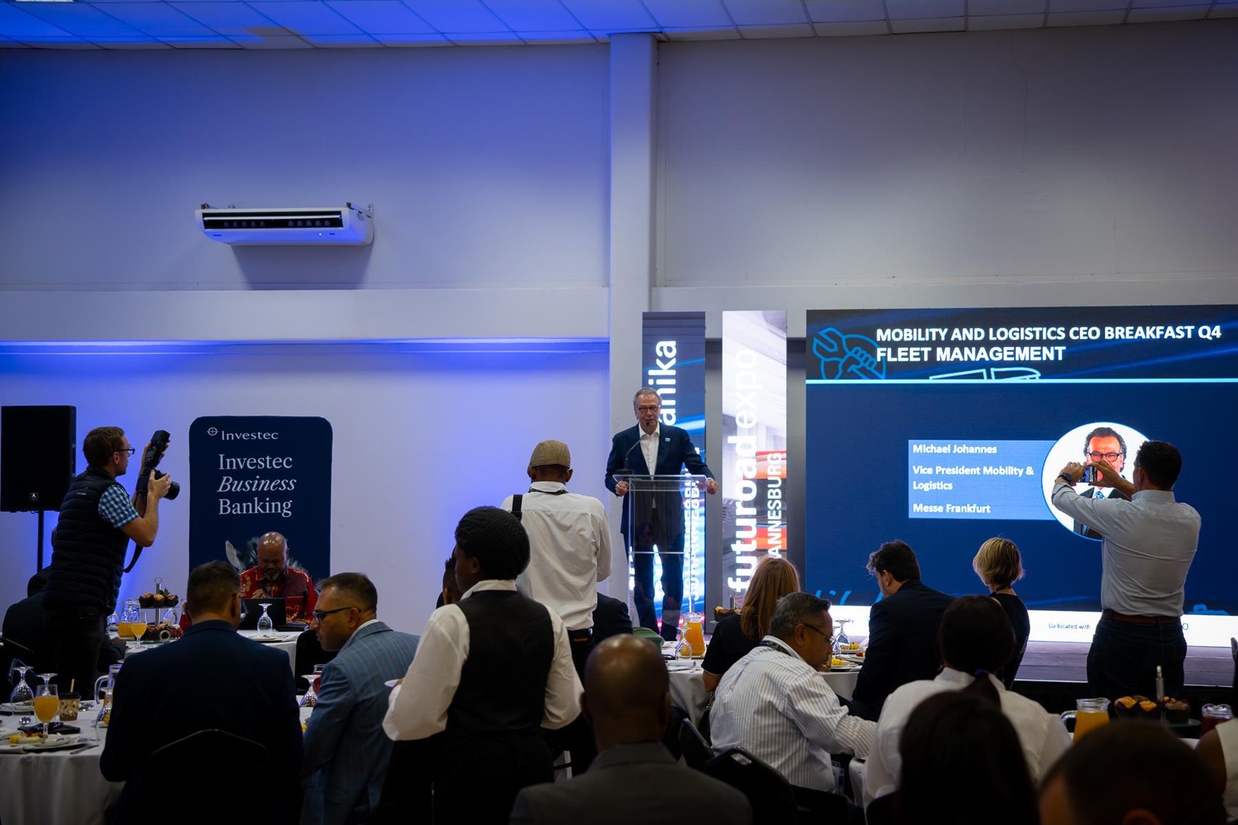 Fleet management, logistics and EV power take centre stage at the Automechanika Johannesburg and Futuroad Expo CEO breakfast on show opening day