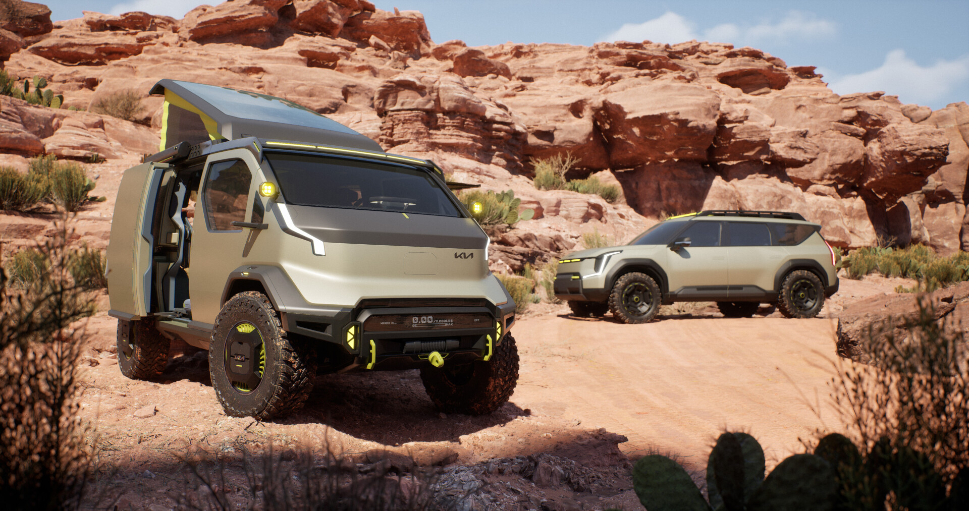 Kia makes exciting return to SEMA with custom EV concepts destined for adventure 