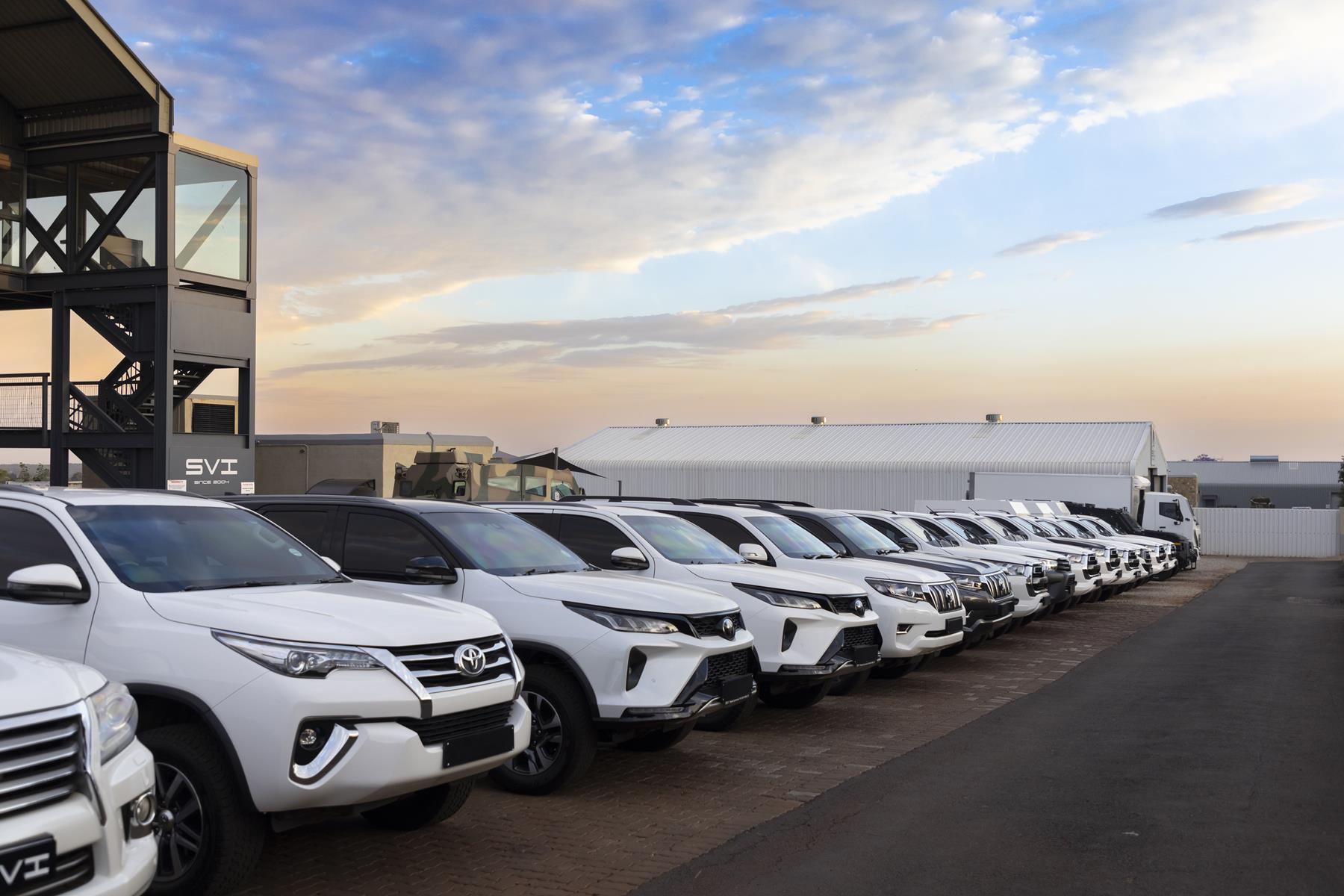 SVI secure: the largest armoured-vehicle rental fleet in SA?