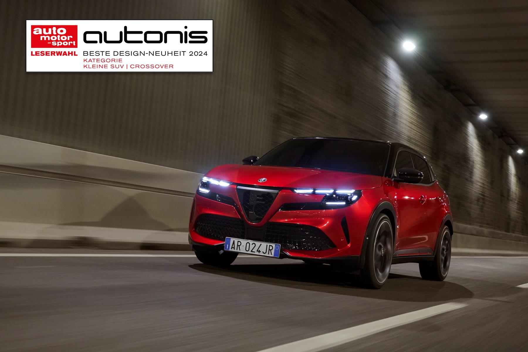 New Alfa Romeo Junior wins "autonis" design award