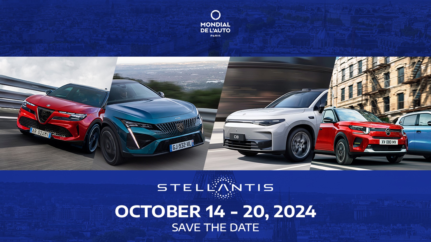 Stellantis Charges Into Paris Motor Show 2024 Showcasing Five World Premieres, Innovative Tech Features and Chinese Brand Leapmotor
