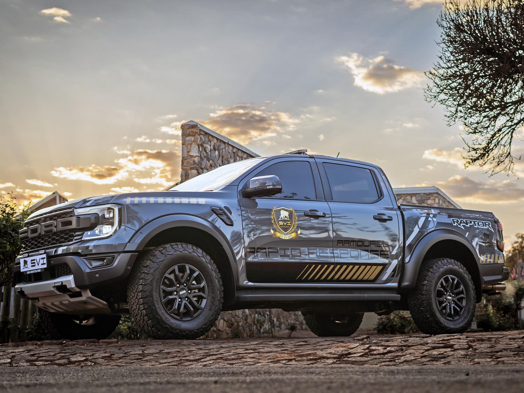 SVI’s armoured Ranger Raptor is the ideal rapid-response bakkie