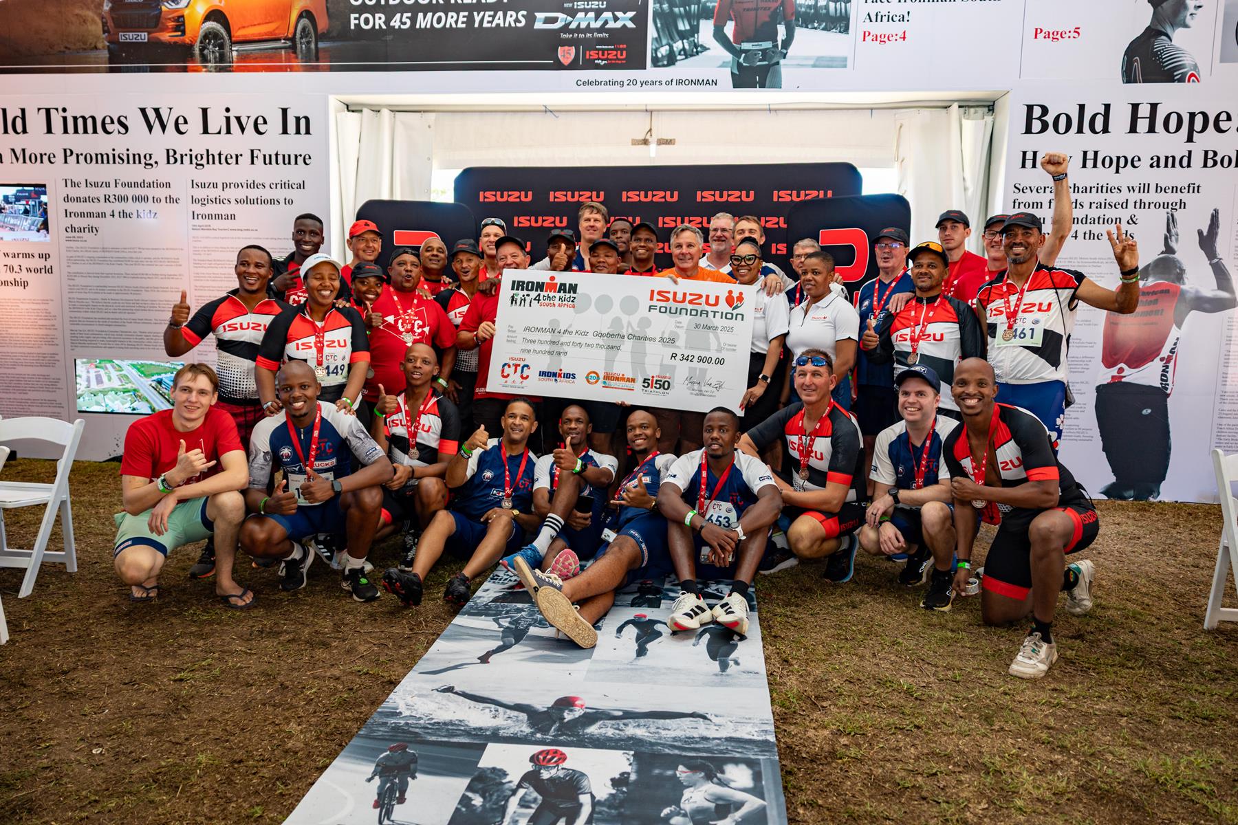 ISUZU Foundation raises close to R 350 000 for IRONMAN4TheKidz Charity Trust