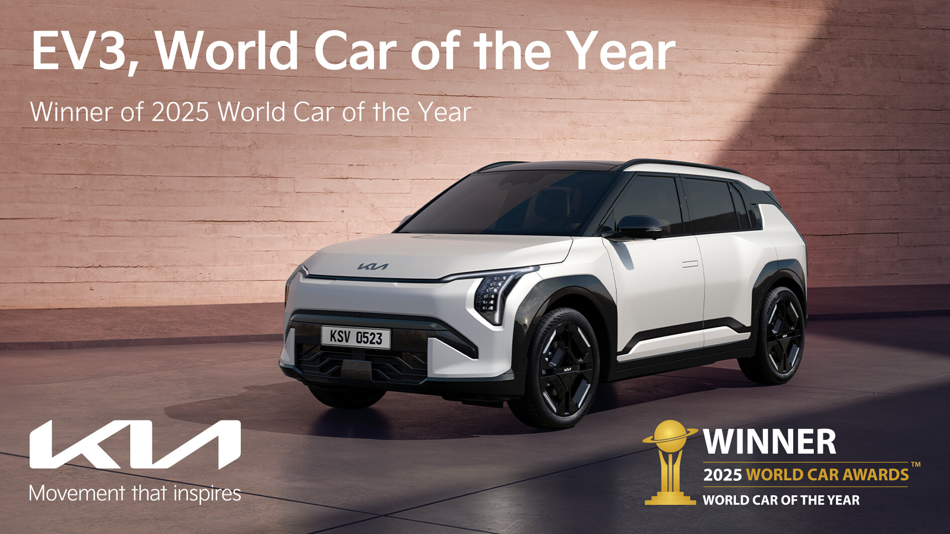 The best car in the world: Kia EV3 