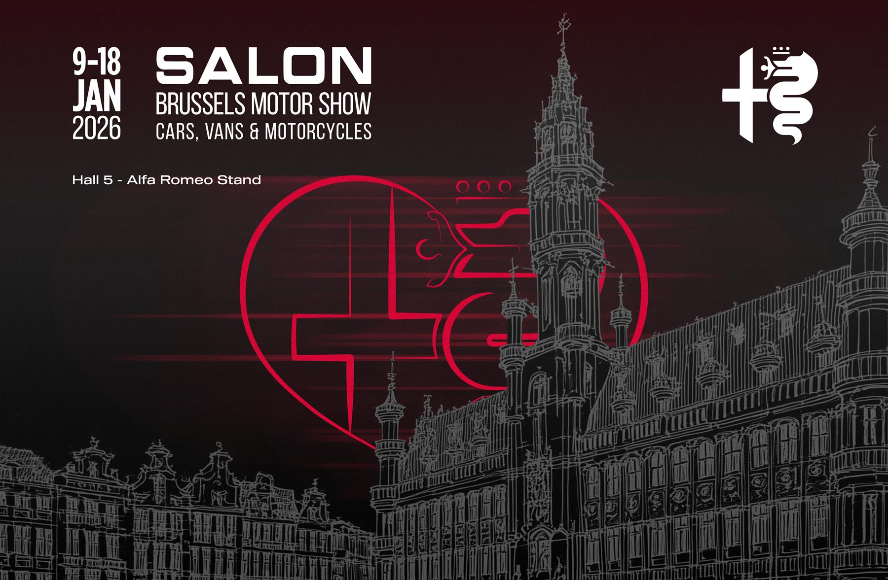 Alfa Romeo takes part in Brussels Motor Show 2026