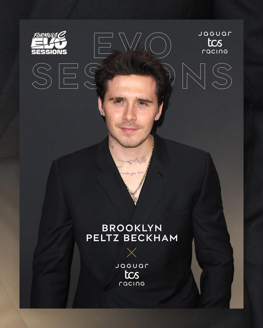 Brooklyn Peltz Beckham joins Jaguar TCS Racing, Teams’ World Champions, for ‘Formula E Evo Sessions’ 