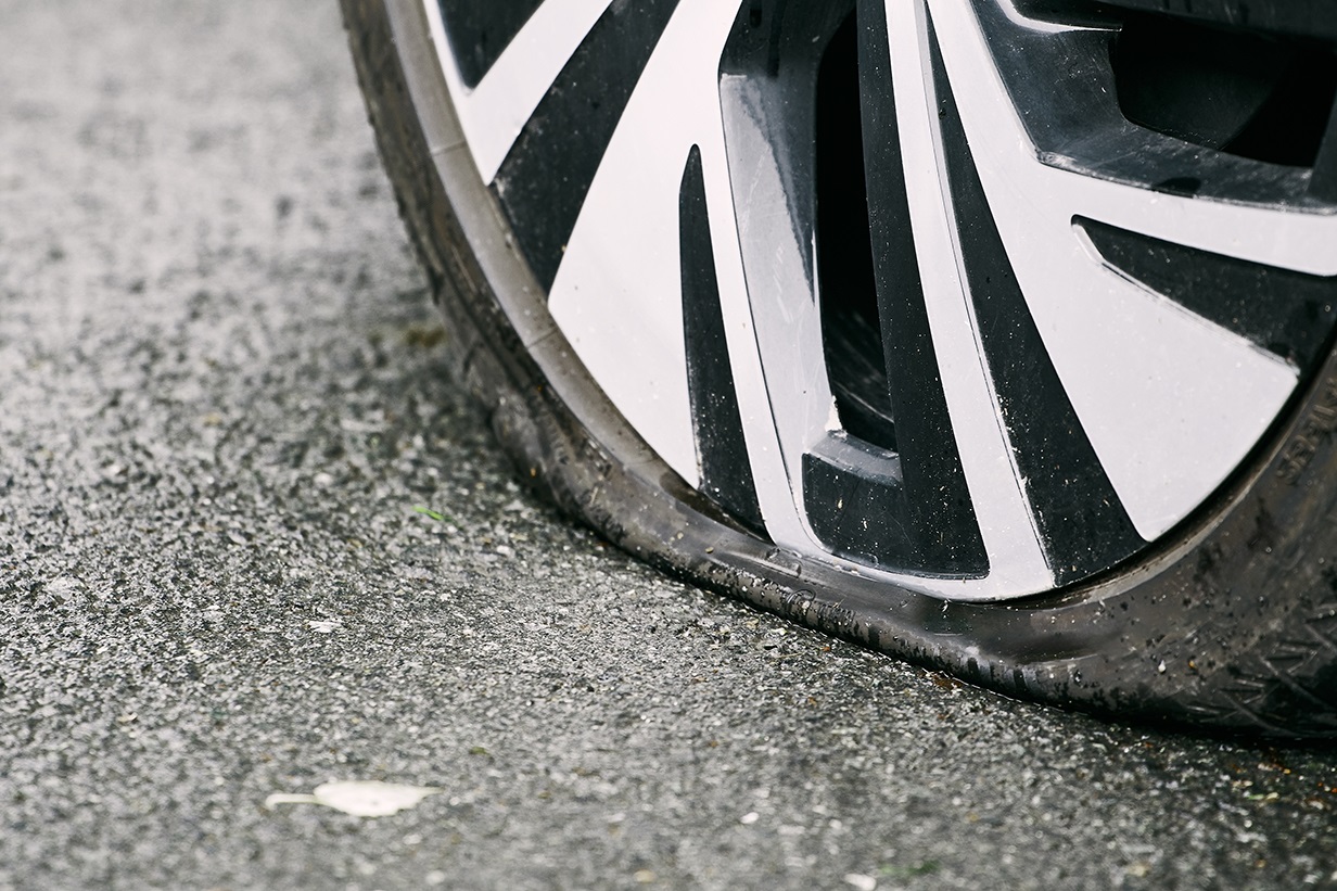 Punctured your tyres due to rocks or spikes on the road? 