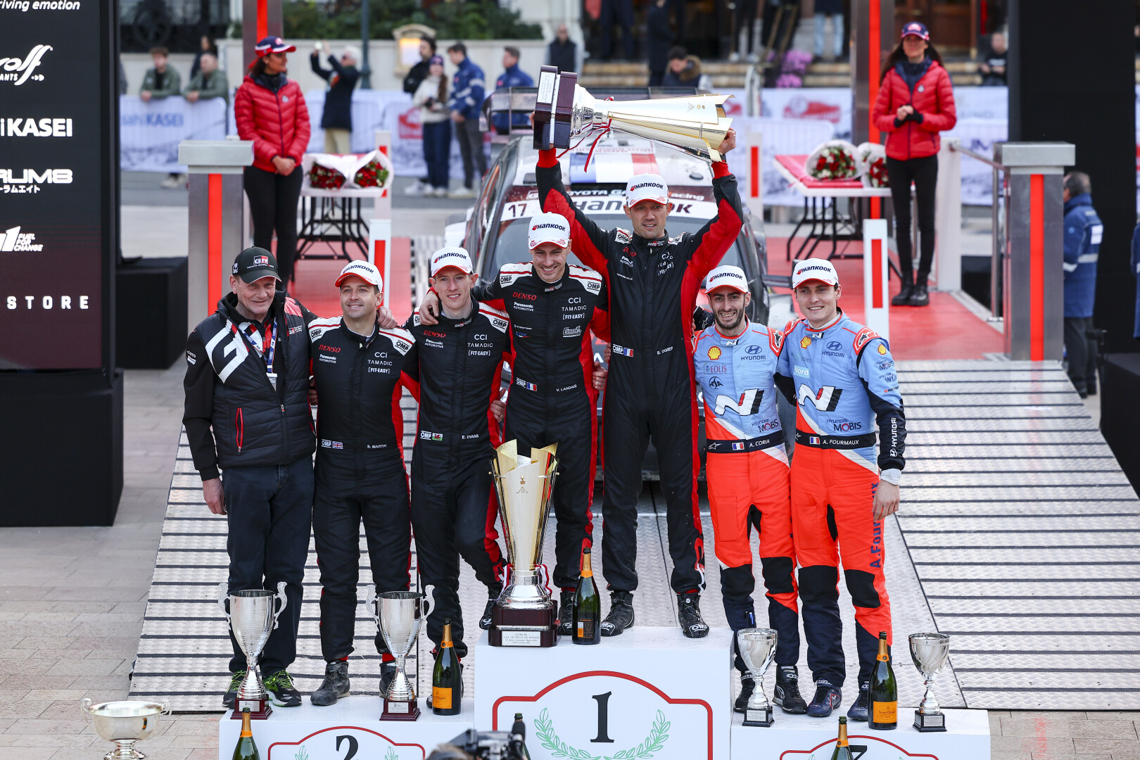 Ogier’s milestone Monte win crowns TOYOTA GAZOO Racing one-two 