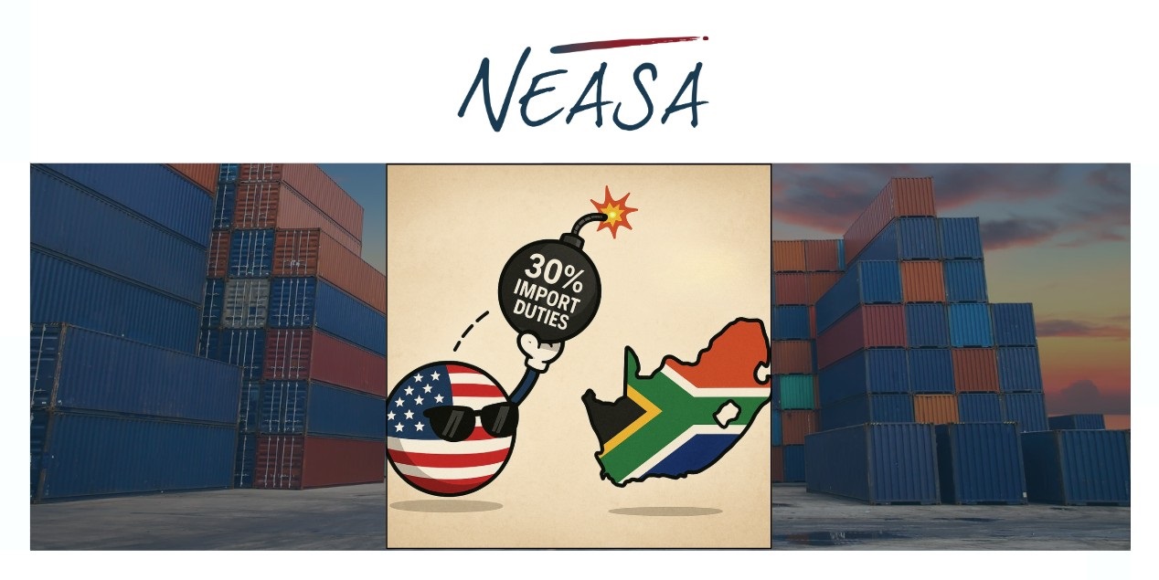 USA Imposes 30% tariffs on SA imports effective 1 August 2025