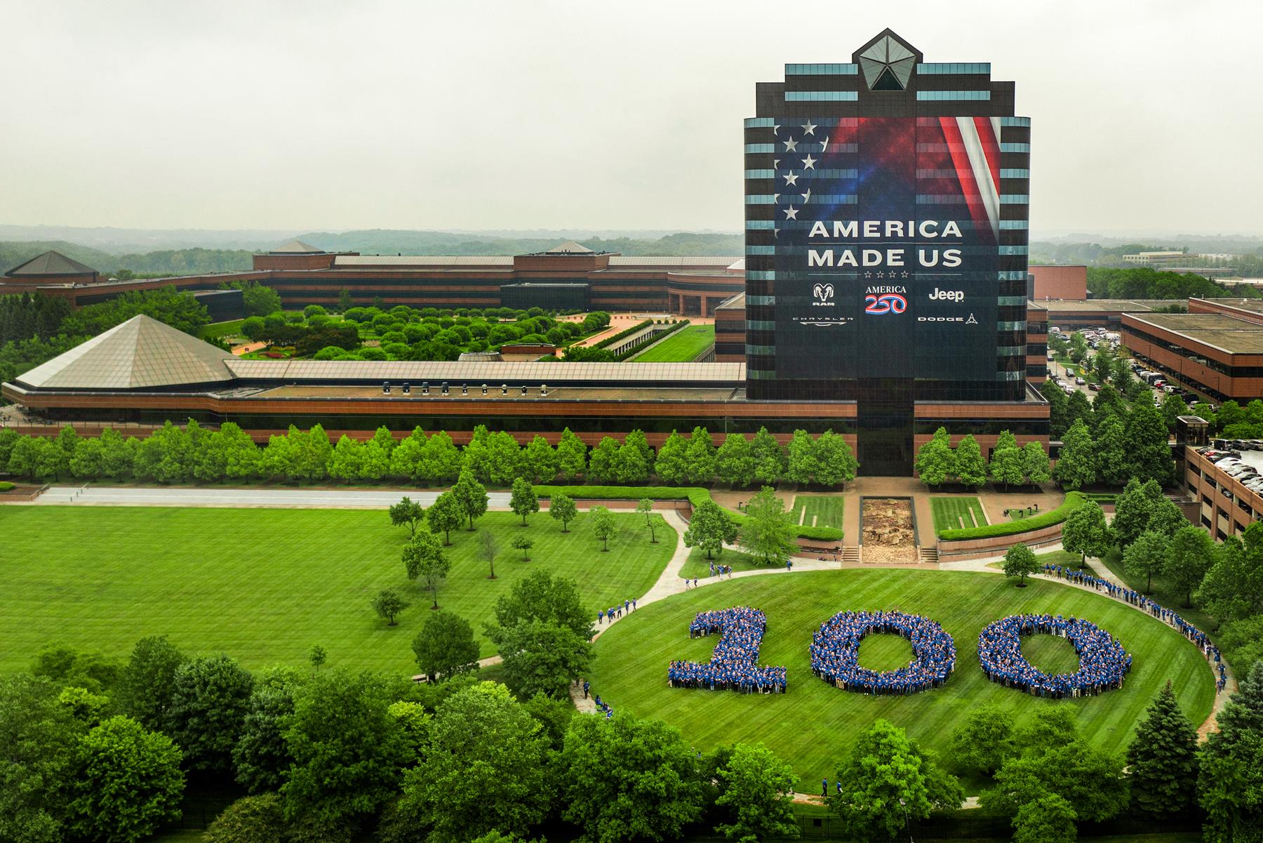 Chrysler Turns 100! Chrysler Brand Shares 1,500-plus 100th Birthday Group Photo Honoring Employees, Announces Century of Innovation Summer Celebration Events As It Looks to Next 100 Years