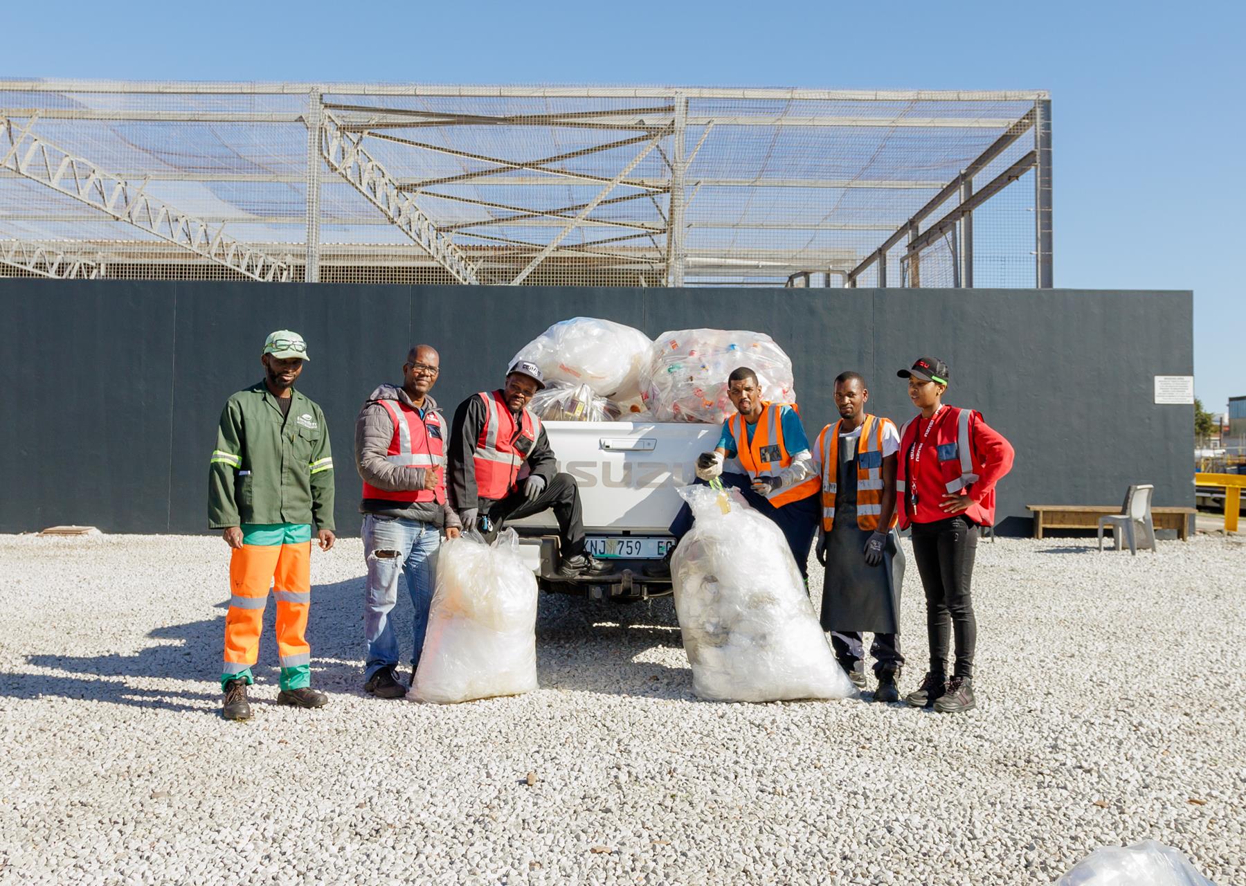 The team behind the success of IMSAf’s waste recovery initiatives.
