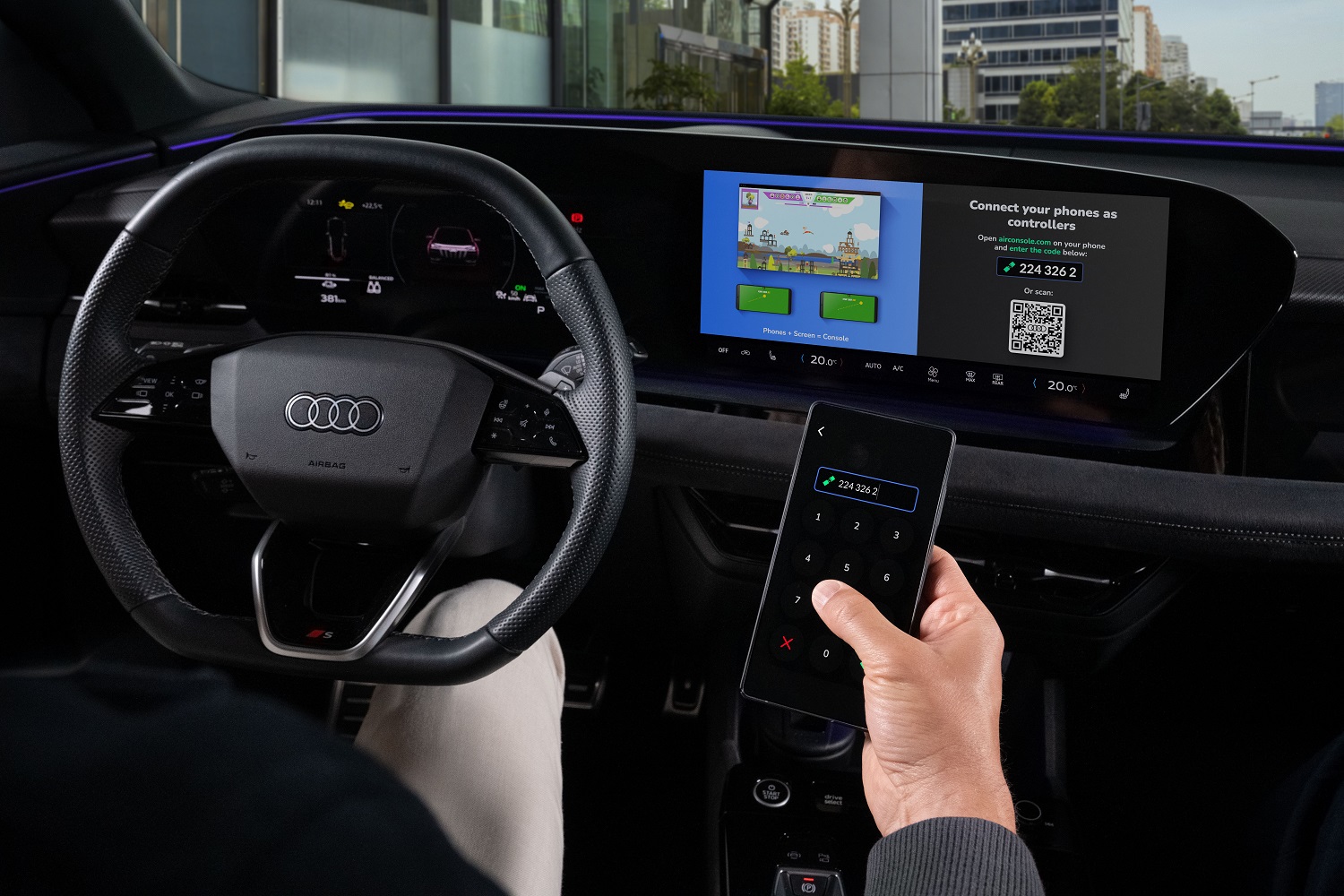 Seamless Gameplay with Audi and AirConsole — Powered by Smartphones as Controllers Seamless Gameplay with Audi and AirConsole — Powered by Smartphones as Controllers