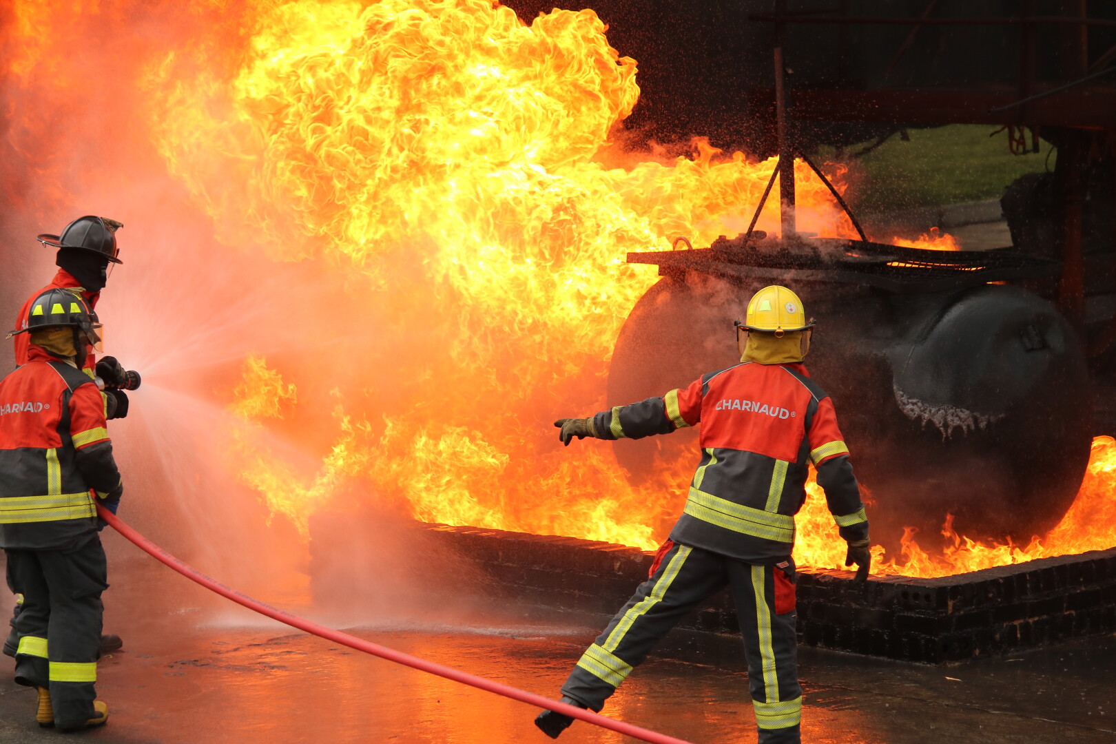 What to do in a truck fire 