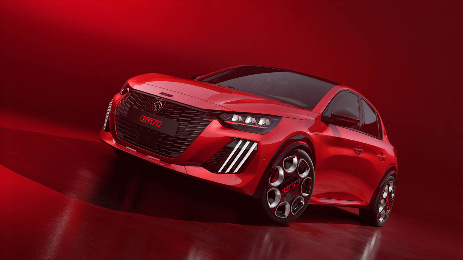 The new PEUGEOT E-208 GTi more pleasure. More GTi than ever!