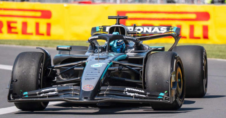 Mercedes shines in Canada