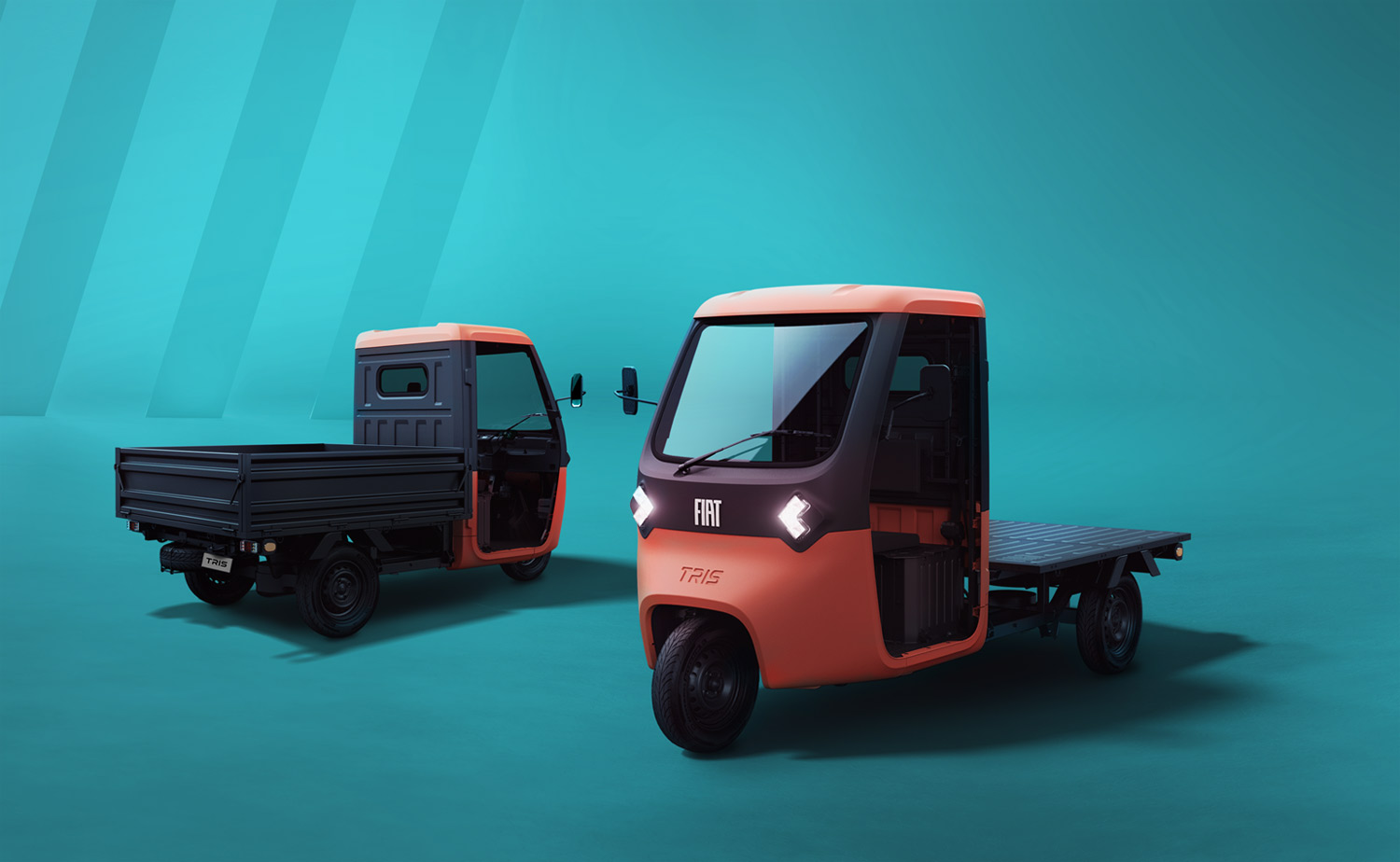 FIAT Professional sparks a micromobility revolution: TRIS is the first FIAT three-wheeled electric vehicle for sustainable B2B last mile delivery